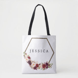 Bridesmaid Gift Personalised Tote Bag Boho