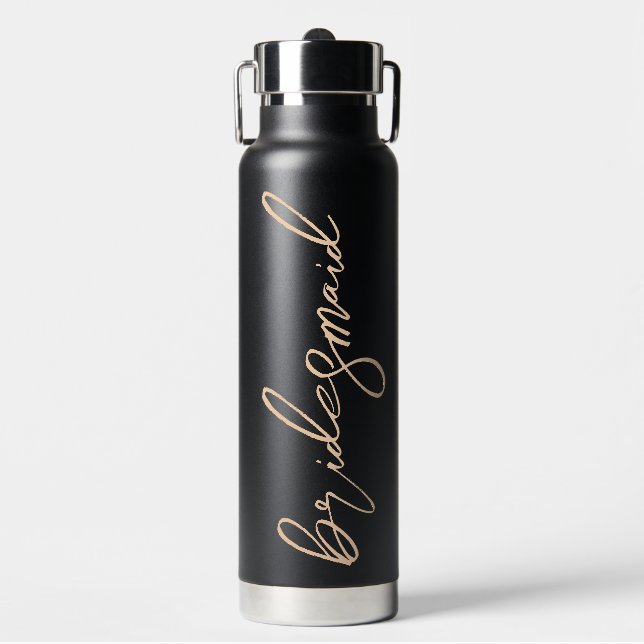 Bridesmaid Gift  Water Bottle (Front)