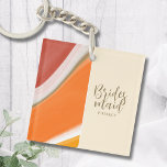 Bridesmaid Gifts Keychain - Sunset Inspired<br><div class="desc">Personalised keychains make a fantastic bridesmaids gift. Trendy and sunset inspired everybody loves a pop of colour. Great as a single purchase or as part of a bridesmaid proposal gift box. So easy to make this a unique custom gift. Be sure to check out the collection for other matching ideas....</div>