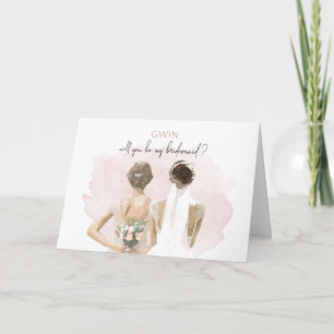 Bridesmaid - Gwin Note Card