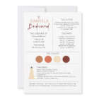 Bridesmaid Information and Proposal Card Template