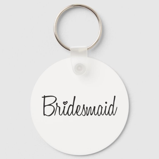 Bridesmaid Key Ring (Front)