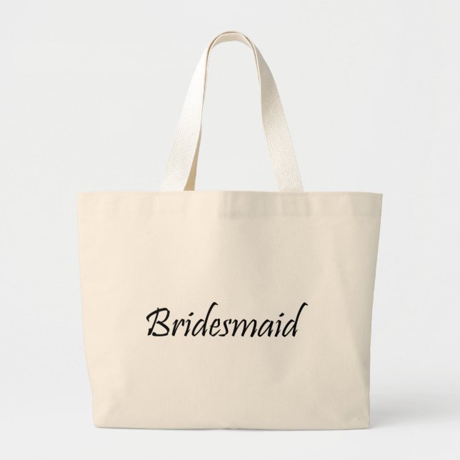 Bridesmaid Large Tote Bag (Front)