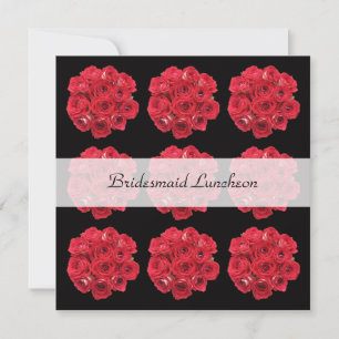 Bridesmaid Luncheon Invitation -- Bridal Roses