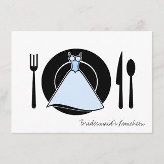 Bridesmaid Luncheon - Serving Set Invitation