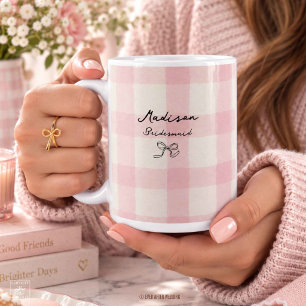 Bridesmaid Maid of Honor Bridal Party Gift Wedding Coffee Mug