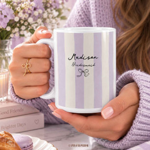 Bridesmaid Maid of Honor Bridal Party Gift Wedding Coffee Mug