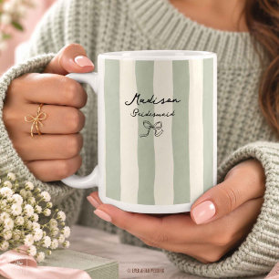 Bridesmaid Maid of Honor Bridal Party Gift Wedding Coffee Mug
