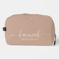 Bridesmaid Modern Minimal Script Cosmetic