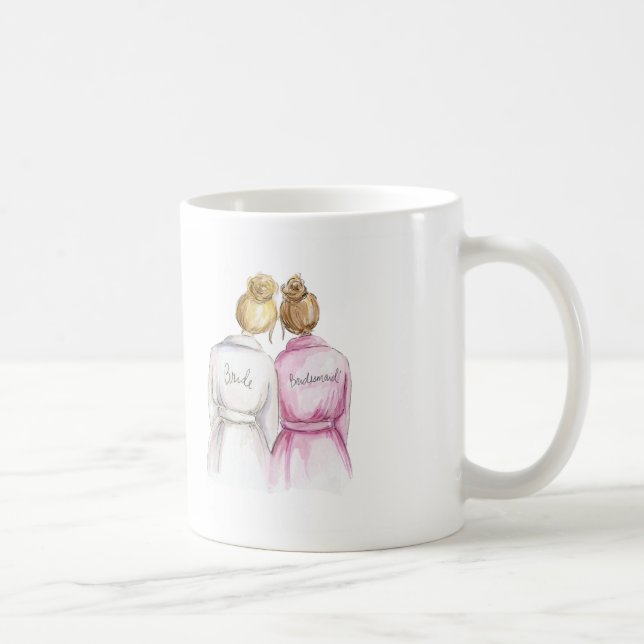 Bridesmaid? Mug Blonde Bride Blonde Maid (Right)