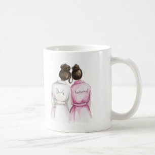 Bridesmaid? Mug Dk Brunette Bride Dk Brunette Maid