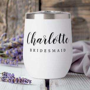Bridesmaid name cute script