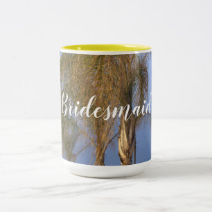 Bridesmaid Palm Trees Wedding Mugs