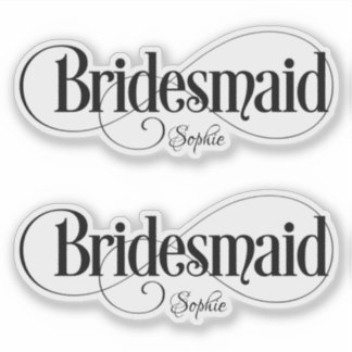 Bridesmaid Personalised