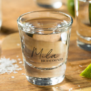 Bridesmaid Personalised Gift Ideas Shot Glass