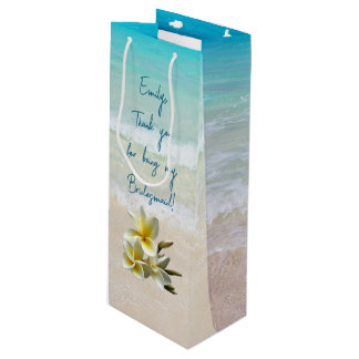 Bridesmaid Personalised Thank You From Bride Wine Gift Bag