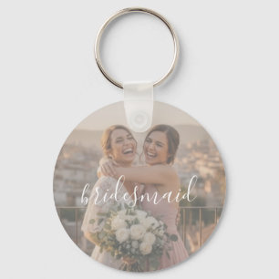 Bridesmaid Photo Strip 2 Pictures Proposal  Key Ring