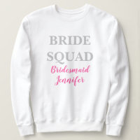 Bridesmaid Pink Custom Name Wedding Bachelorette 