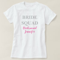 Bridesmaid Pink Custom Name Wedding Bachelorette