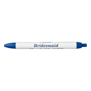 Bridesmaid Pink Moustache Pen