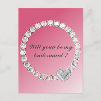 Bridesmaid Postcard