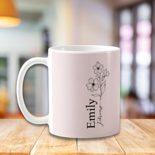 Bridesmaid Primrose Birth Month Flower February Coffee Mug
