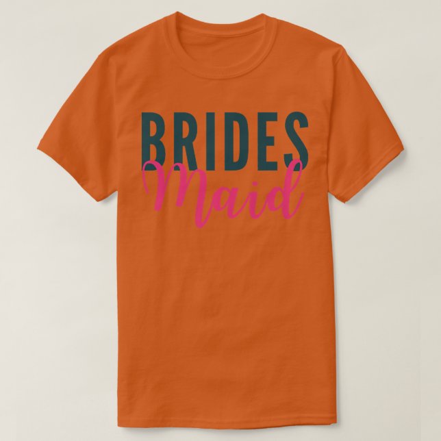 Bridesmaid Proposal and Matching Bride  T-Shirt (Design Front)