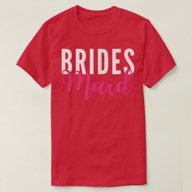 Bridesmaid Proposal and Matching Bride T-Shirt (Design Front)