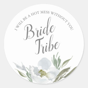 Bridesmaid Proposal Bride Tribe Candle Label