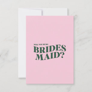 Bridesmaid Proposal Card