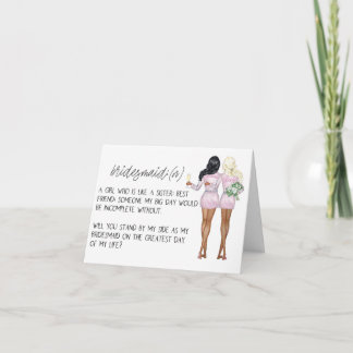 Bridesmaid Proposal Card