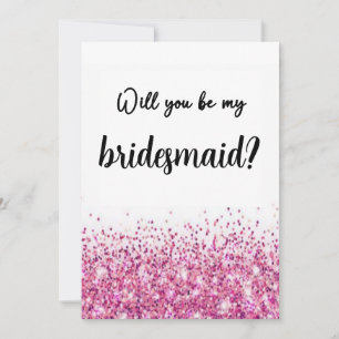 Bridesmaid Proposal Card Will You Be My Bridesmaid