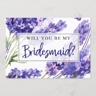 Bridesmaid Proposal Card/Will you be my Bridesmaid Invitation