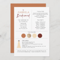 Bridesmaid Proposal Invitation & Information