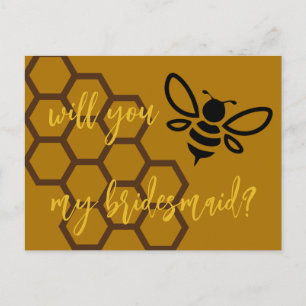 Bridesmaid Proposal Postcard