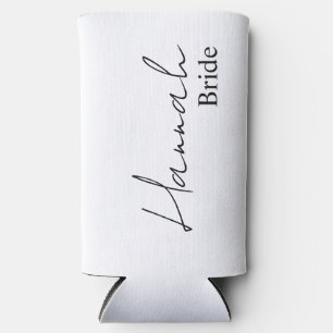 Bridesmaid Proposal Slim Can Coolers with names .