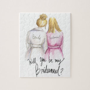 Bridesmaid? Puzzle Bl Bun Bride Bl Long Bm