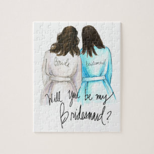 Bridesmaid? Puzzle Dk Br Waves Bride Bk Maid