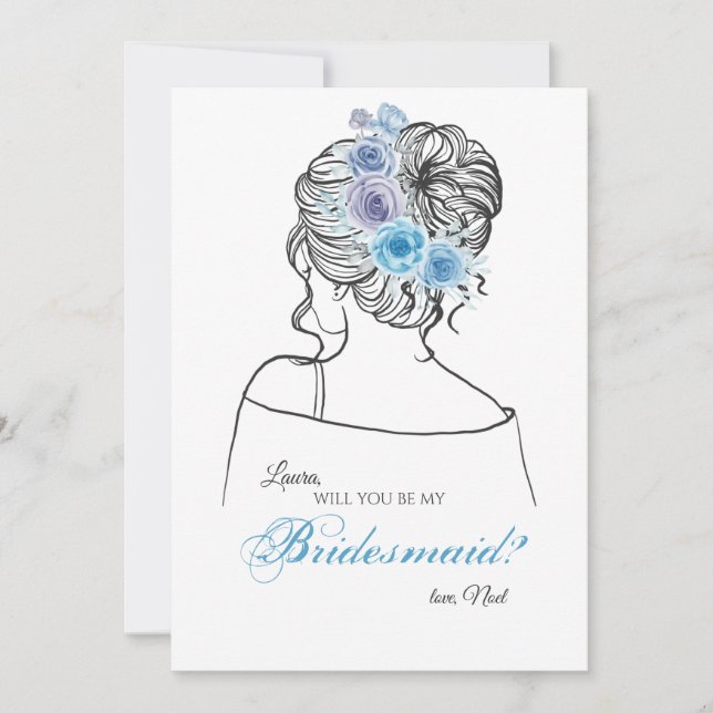 Bridesmaid Request Card (Front)