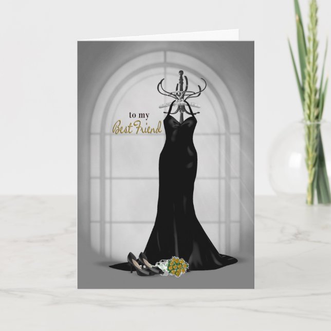 Bridesmaid Request for Best Friend Invitation (Front)