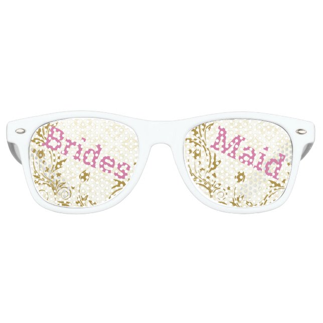 BRIDESMAID retro Shades / Fun Party Sunglasses (Front)