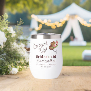 Bridesmaid Rustic Pink Cowgirl Up Western Party