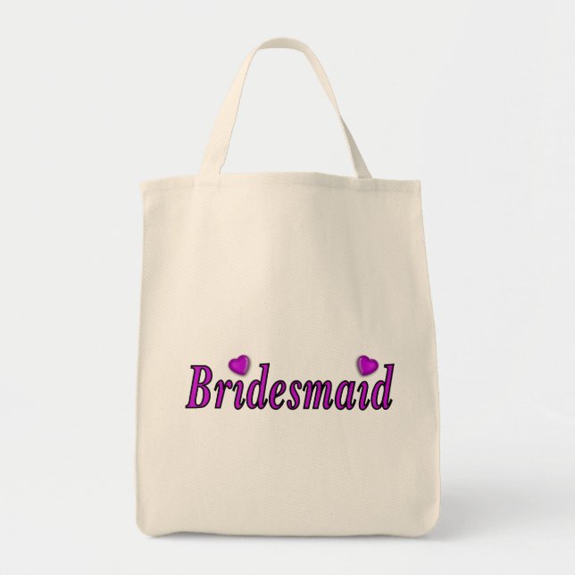 Bridesmaid Simply Love Tote Bag (Front)