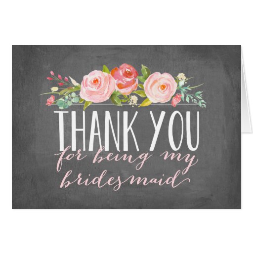 Image of Bridesmaid Thank You | Bridesmaid