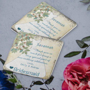 Bridesmaid Thank You Tile Gown with Tree Swirls