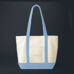 Bridesmaid Tote<br><div class="desc">Tote bag shown in natural/blue with text; Bridesmaid. Customise this item or buy as is.</div>