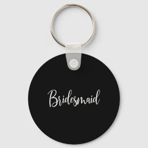 Bridesmaid Wedding Bachelorette Bridal Shower Key Ring