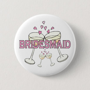 Bridesmaid Wedding ID Button