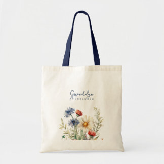 Bridesmaid Wildflowers Personalised Gift Bag