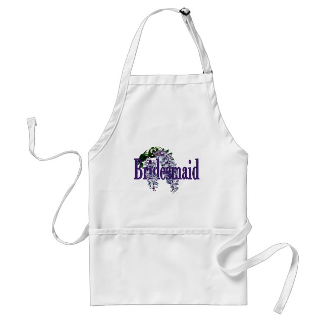 Bridesmaid/ Wisteria Wedding Standard Apron (Front)